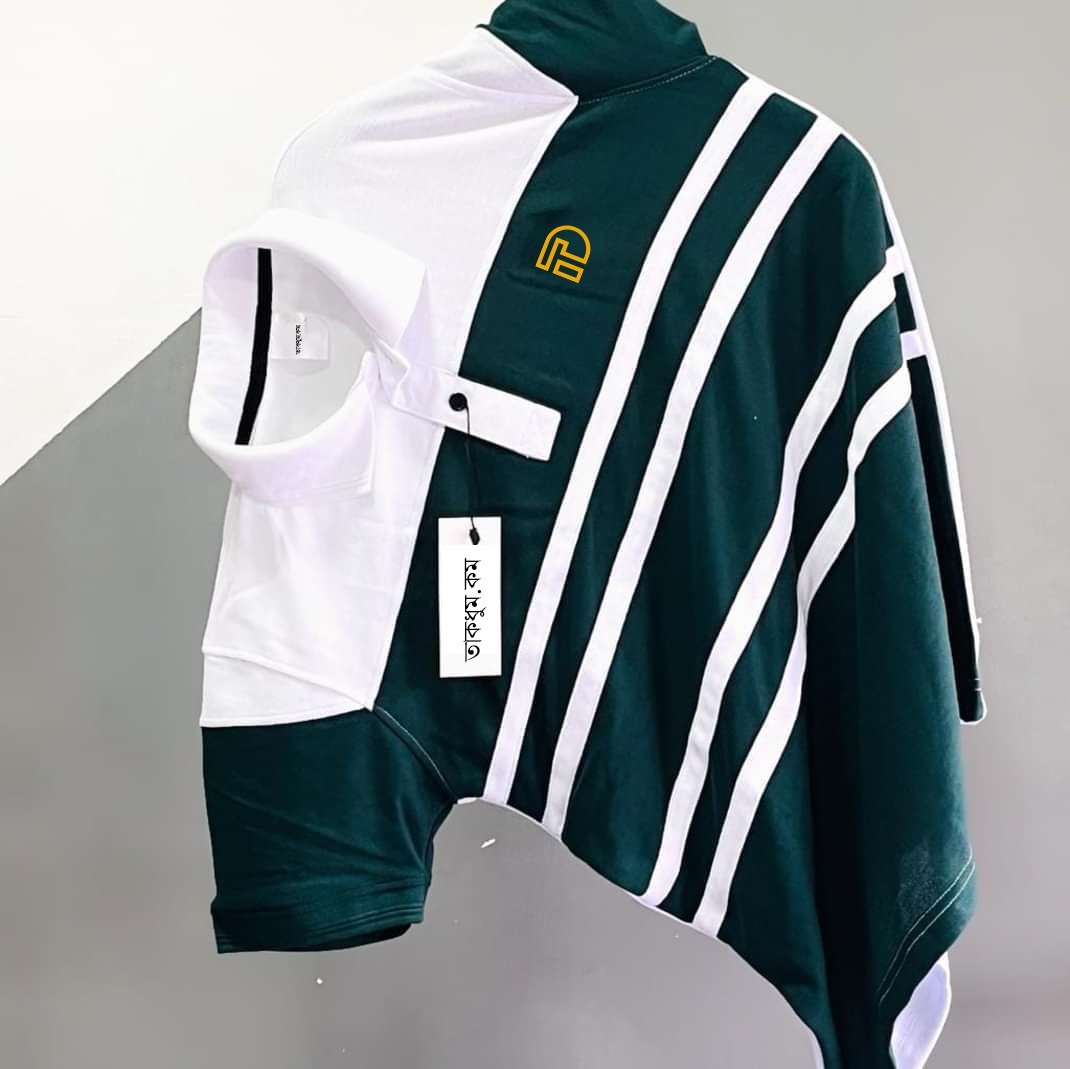 ছেলেদের জন্য স্টাইলিষ্ট এবং কালারফুল পিকে কটন পোলো টি-শার্ট-4step green-Polo shirt